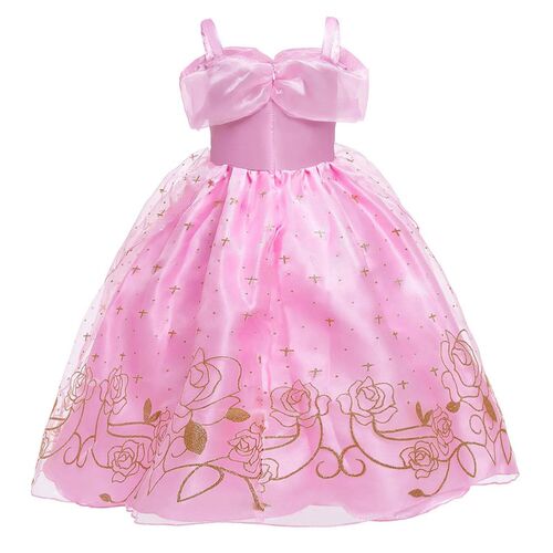 Girls Sleeping Beauty Aurora Princess Cosplay Dress Kids