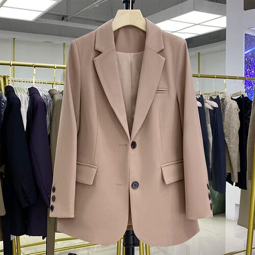 Black Relaxed Design Blazer for Women Casual Small Black Sui