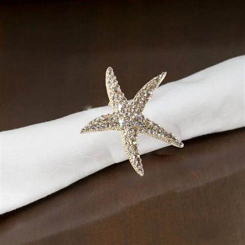 Napkin Rings Metal Decorative Tableware Accessories Home