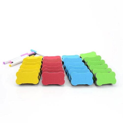 4 Colors Erasable Whiteboard Marker Pen Set Office Dry Erase