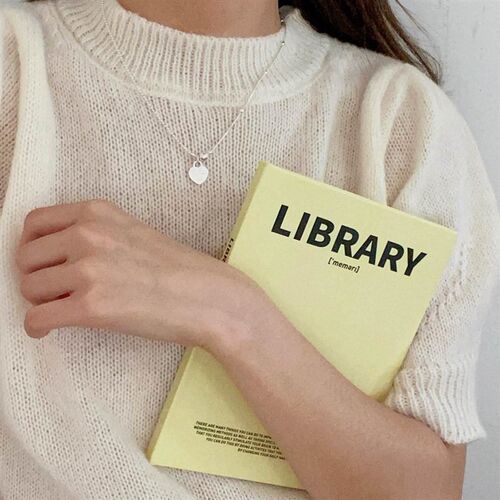 ins Korean style blogger cheese cream yellow English book no