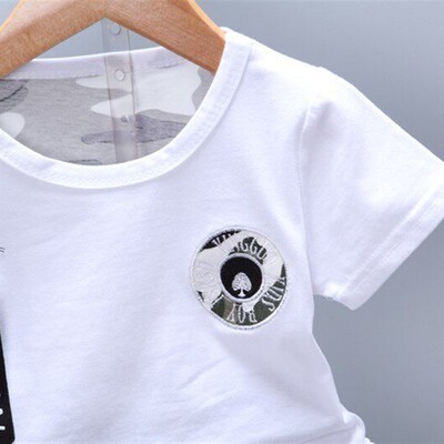 Summer Casual Clothes Baby Boys Girls Fashion Cartoon T Shir
