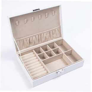 box jewelry with leather princess lock jewellery