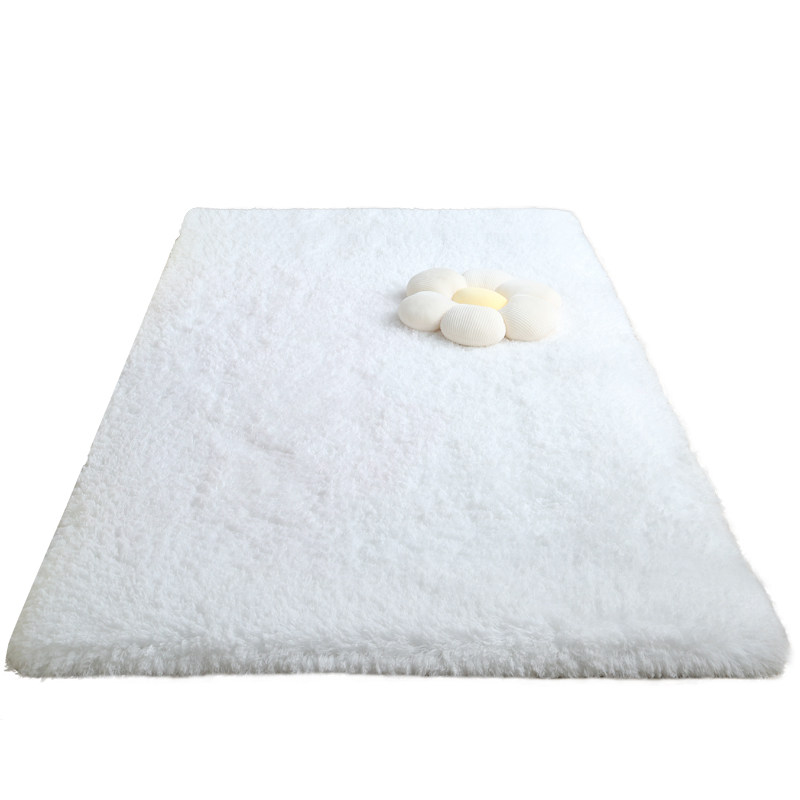 加厚白色毛绒床边毯满铺卧室床前地毯女孩房间飘窗垫学生宿舍地垫,居家布艺,床边毯,淘宝优惠券,粉丝福利购,淘宝优惠卷