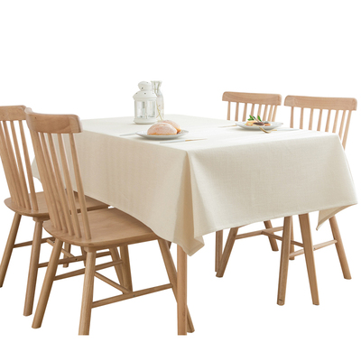 Plain cotton linen tablecloth table cloth tea table cloth