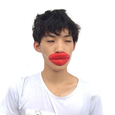 Props Jokes Sausage Red Lips Thick Halloween Funny Horror