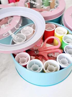 16-Piece Sewing Kit in Storage Box for Home Use, Multifuncti