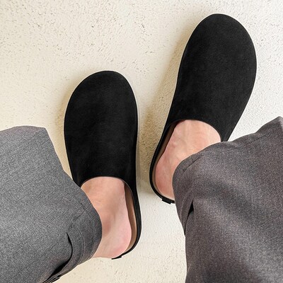 Thick-soled Birkenan Shoes Half-support Mens Casual And Com