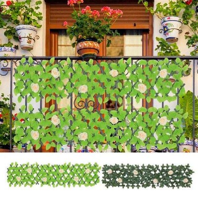 Expandable Ivy Privacy Fence Waterproof Artificial Greenery
