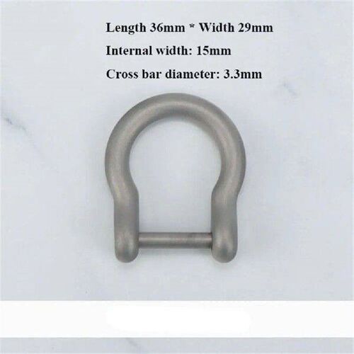 New Horseshoes Buckles Titanium Alloy 10 Styles D Bow