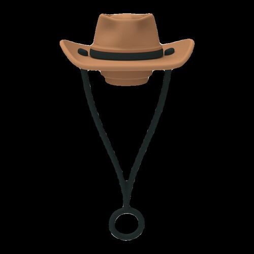 Cowboy Hat Straw Covers跨境硅胶牛仔帽吸管盖趣味吸管防尘塞盖