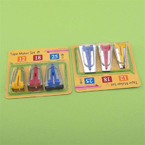 12/18/25mm DIY Patchwork Bias Tape Makers Hemming Quilting