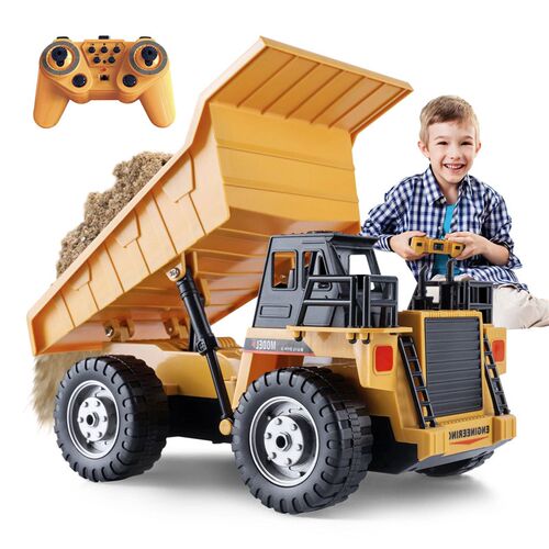 New 2.4G Remote Control Excavator Dump Truck RC Model Car To