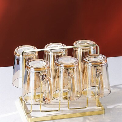 Household high-grade glass cup tea cup water cup kettle set
