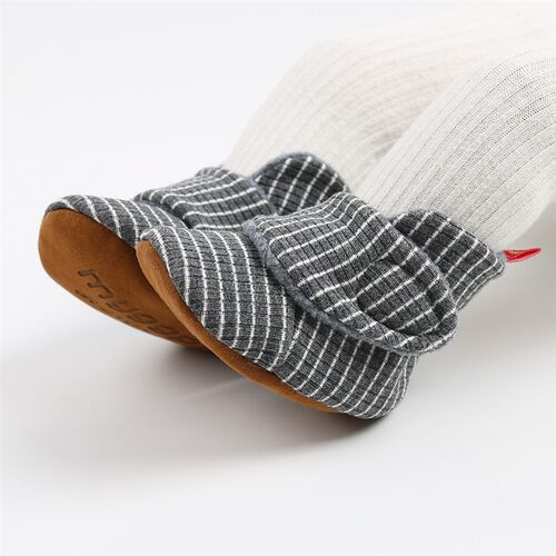 Winter Striped Baby Shoes Warm Boots Infant Learning Shoes A