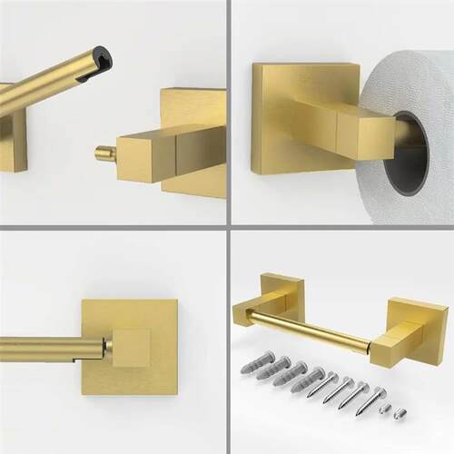 Toilet Paper Holder Bathroom Toilet Paper Holder Black Squar