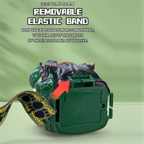 LED Dinosaur Kids Headlamp 90 Rotation Novelty Simulation