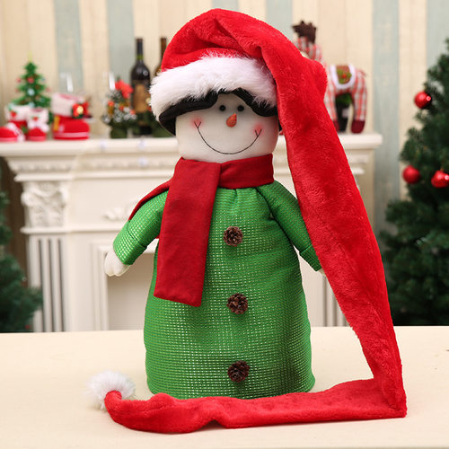 Adult Children Long Christmas Hat for Plush Santa Claus Cap