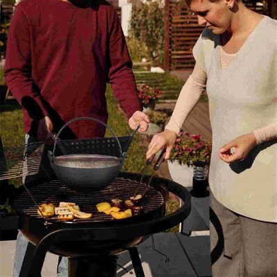 Outdoor Wok Japanese Hot Pot Camping Cookware Single Person