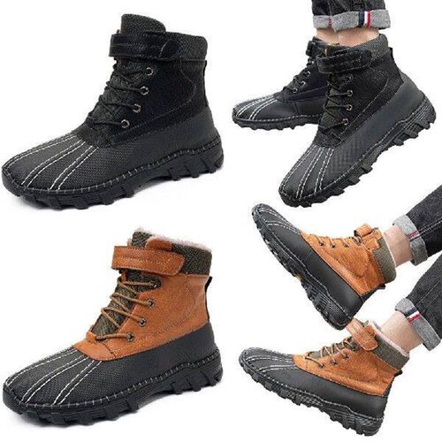 Men Duck Boots Winter Ankle Boots Fur Lined Cold Weather