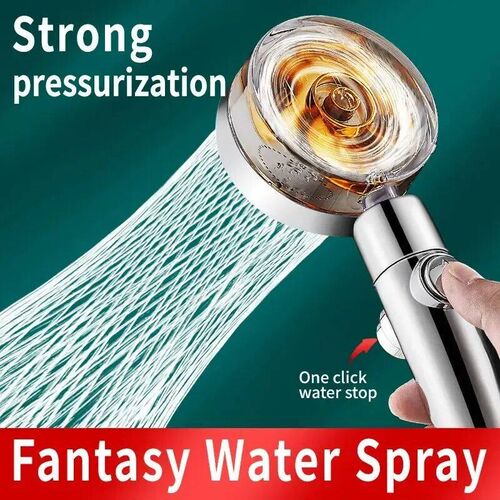 Propeller Shower Head Rainfall High Preassure Water Saving B