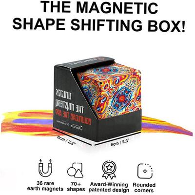 Shashibo Cube Magnet Fidget Changeable Magnetic Magic Cube A