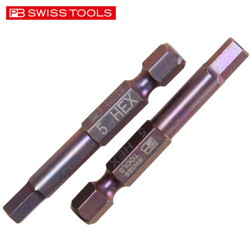 瑞士PB内六角批头加长高硬度电动风批头内六方扳手螺丝头超硬