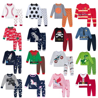 Boys Pyjamas Christmas Kids Pajama Set Child Dinosaur Sleepw