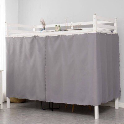 Dormitory Upper Bed Solid Color Bed Curtain Dormitory Lower