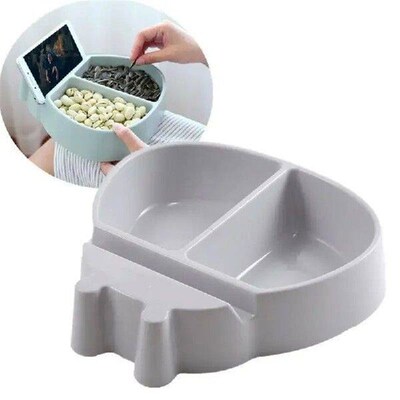 Plates for Food Creative Shape Lazy Snack Bowl Plastic