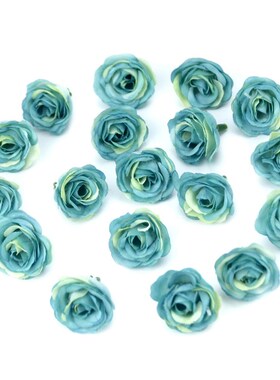 10/50/100pcs 2.5cm Mini Silk Artificial Rose Flower Heads Fo