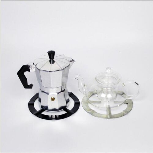Portable Stovetop Coffee Maker Shelf Simmer Ring Safe Kitche