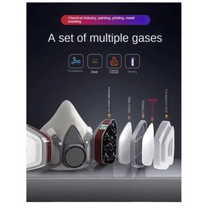 Original 6200 Respirator Reusable Half Face Cover Gas Mask C