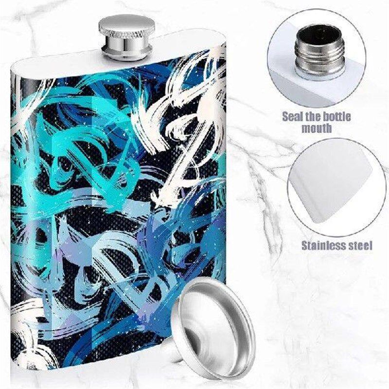 4 Pcs Sublimation Flasks Kit With Metal Cap And Leakproof - 实物图