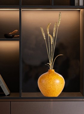 五谷丰登乔迁开业礼品麦穗大麦花瓶摆件高档新居入伙客厅玄关装饰