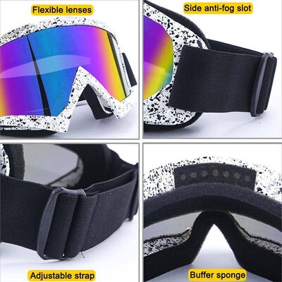 Ski Snowboard Goggles Anti-Fog Skiing Eyewear Winter Outdoor
