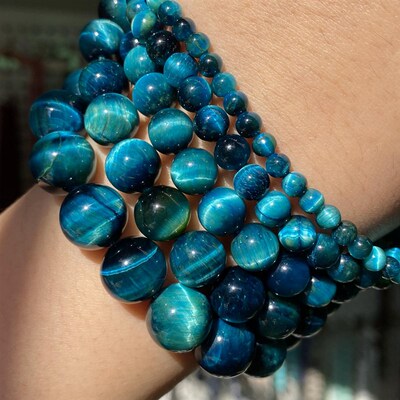 er Eye Moonstone Round Beads for Jewelry Making Diy Bracelet