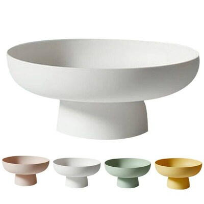 Fruit Dish Round Drain Fruit Basket Modern Style Container f
