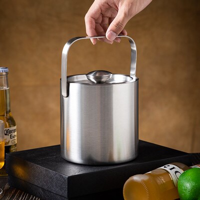Stainless steel ice bucket Champagne bucket Ice bucket
