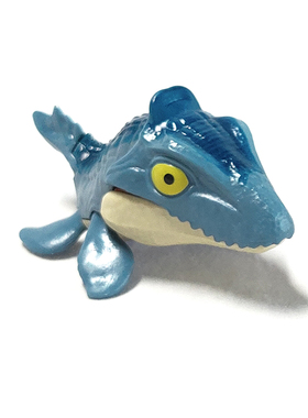 Finger Dinosaurs Fidget Toys Tricky Mosasaur Blue Jurassic W