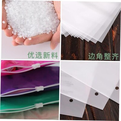 Zip-lock bag sealed plastic transparent pull-out travel