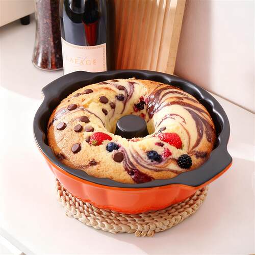 Ceramic Baking Non-stick Pumpkin Mold Kugelhopf Cake Pan