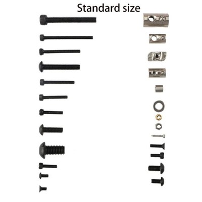 Alloy Steel Head Cap Screws Nuts M3 M5 Screw Kit Compatible
