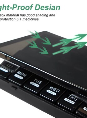 Large Monthly Pill Organizer 4 Weeks, Pill Box Organizer Wee