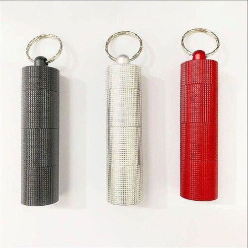 Keychain Medicine Case Pill Holder Box Storage Bottle