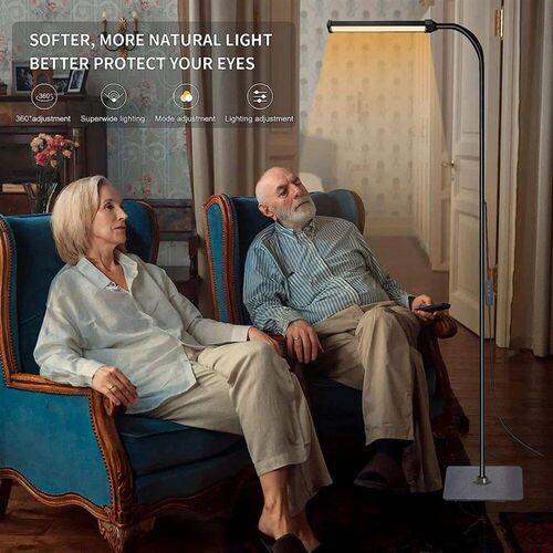 LED Floor Lamp For Living Room Adjustable Gooseneck Stand Li