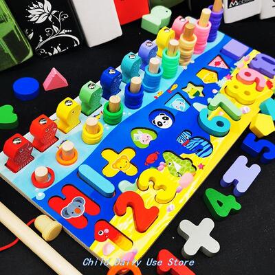 WoodEn MonTEssori EduCaTional Toys For ChildrEn Kids Early