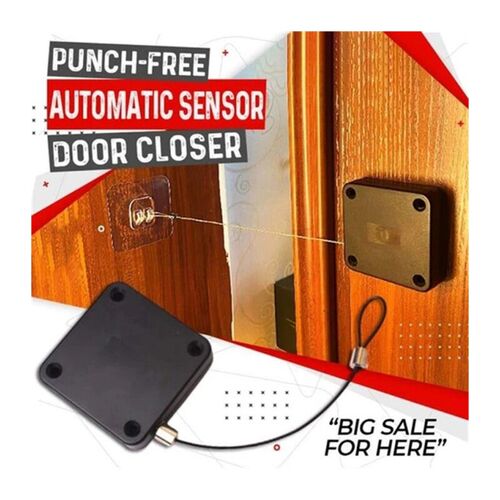 5Pcs Punch-Free Automatic Sensor Door Closer Automatically C