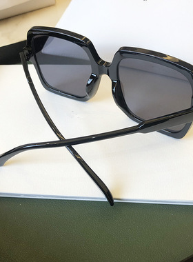 Vintage Oversize Square Sunglasses Women Luxury Brand Big Fr