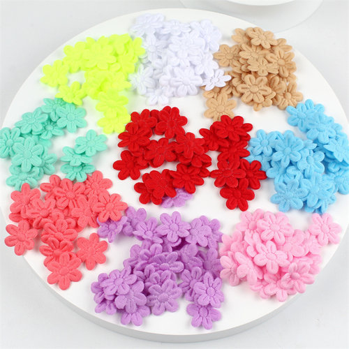 100pcs Five-petal Wedding Flower Embossing DIY Sewing Craft